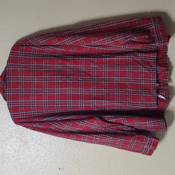 Vtg 90s LL Bean Flannel Tartan Plaid PJs Set XXL Tall Grandpa Boyfriend Pajamas - Picture 7 of 10